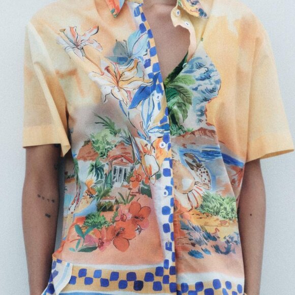 PRINTED SHIRT ZW COLLECTION - Picture 1 of 3